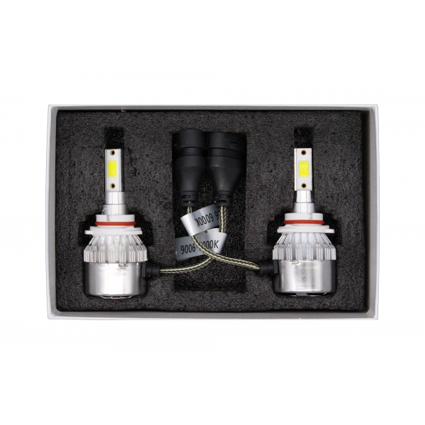 Светодиодные автолампы MYX C6 HB4 (9006) 12V 18W COB 6000K цена за 2шт.