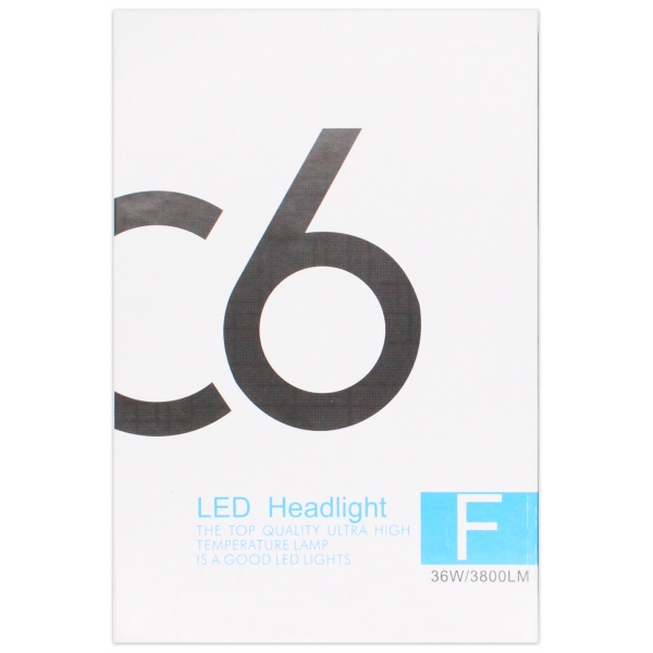 Светодиодные автолампы MYX C6 H11 12V 18W COB 6000K цена за 2шт.