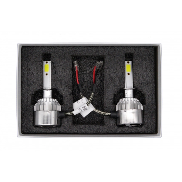 Светодиодные автолампы MYX C6 H1 12V 18W COB 6000K цена за 2шт.