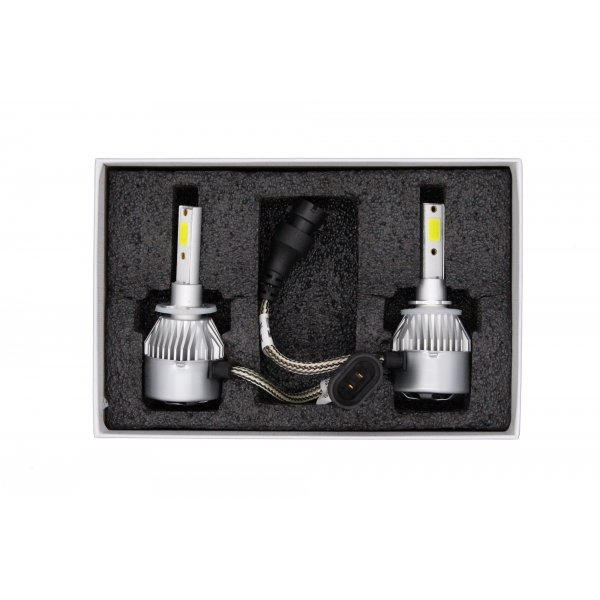 Светодиодные автолампы MYX C9 H27 12V 25W COB 6000K цена за 2шт.