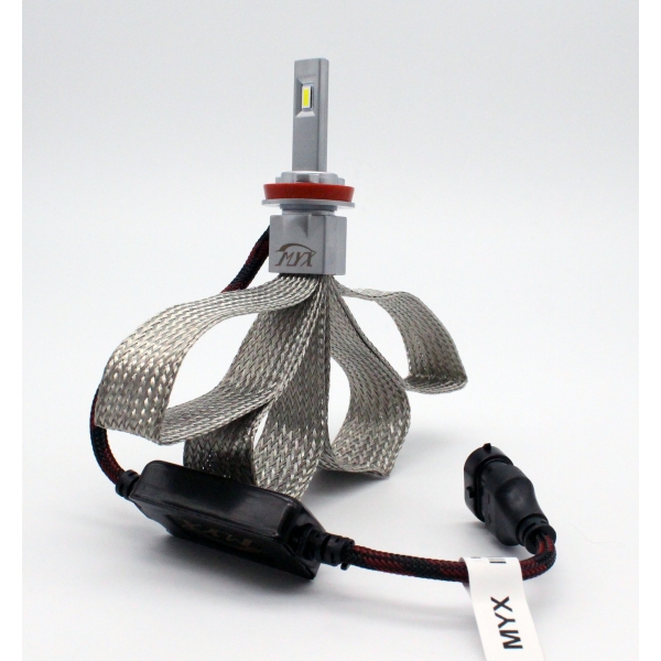 Светодиодные автолампы MYX K8 H11 12V 22W CSP 6000K цена за 2шт.