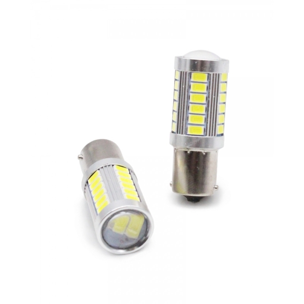 Габариты MYX P21 33SMD 12V 5W White 1156 цена за 2шт.